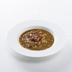 Linseneintopf mit Speck
