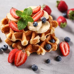 Waffle baking mix