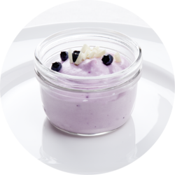 Cream Dessert Blueberry flavour