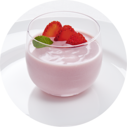 Joghurtdessert Erdbeergeschmack