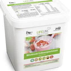 Milkshake Strawberry flavour enriched