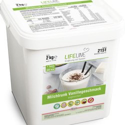 Milchtrunk Vanillegeschmack angereichert