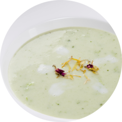Broccolicremesuppe kaltquellend