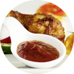 Barbecue servierfertige Dipsauce