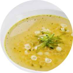 Clear Vegetable Bouillon with fine herbs
