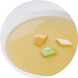 Clear Beef Broth without visible ingredients