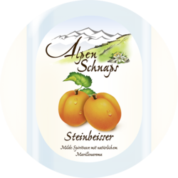 Steinbeisser Marille 35% Vol. mit Filzhut 0,5 L