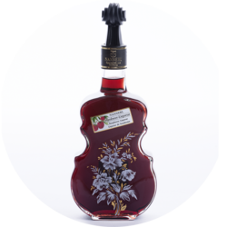 Violin Bottle " Anemone"  Raspberry Liqueur 20% vol. 0,5 l