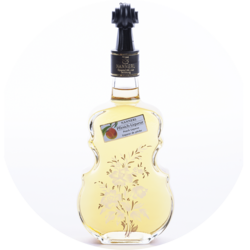 Geigenflasche "Anemone"  Pfirsich-Liqueur 20% Vol. 0,5 L