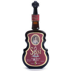 Violin Bottle Sissi Mocha Liqueur 21% vol. 0.5 l