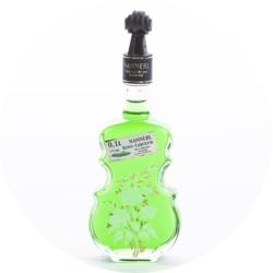 Violin Bottle "Anemone" Kiwi Liqueur 15% vol. 0,1 l
