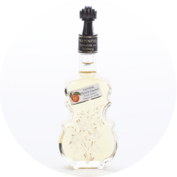 Violin Bottle "Anemone" Peach Liqueur 20% vol. 0,1 l