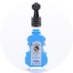 Geigenflasche  Curaçao blau 38% Vol. 0,04 L