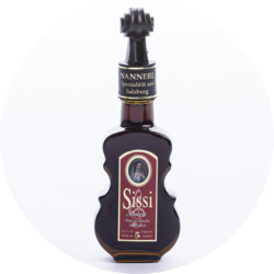 Violin Bottle "Sissi" Mocca Liqueur 21% vol. 0,04 l