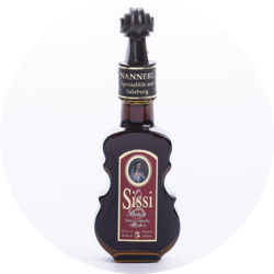 Geigenflasche  "Sissi" Mocca-Liqueur 21% Vol. 0,04 L