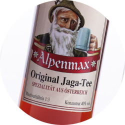 Alpenmax Jaga-Tee Konzentrat  40% Vol. 1+3 - 0,7 Liter und  10 Liter