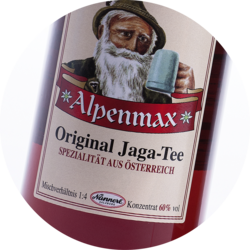 Alpenmax Jaga-Tee Concentrate 60% vol. 1+4 - 1 litre and 10 litres