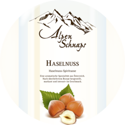Haselnuss Schnaps 35% vol. 1Liter