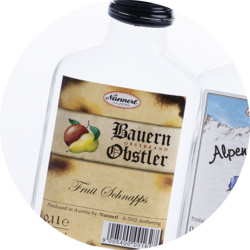 Taschenflasche Bauern-Obstler 0,1 L 38% Vol.