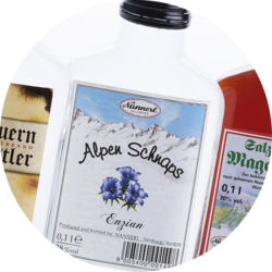Pocket Bottle Gentian 38% vol 0,1 litre