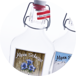 Pocket Bottle Gentian 38%  vol. 0,2 litre