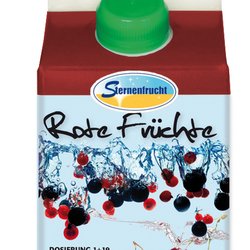 Red multi-fruit Soft drink concentrate 20% without sugar 1+19