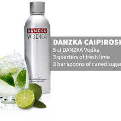 40% DANZKA Pleasure VODKA Spirits und Getränke-Innovationen - 0,7 Nahrungsmittel- Red DANZKA vol. l - - glass the aus - in Nannerl Salzburg VODKA