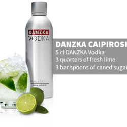 DANZKA VODKA Red 40% vol. 0,7 l
