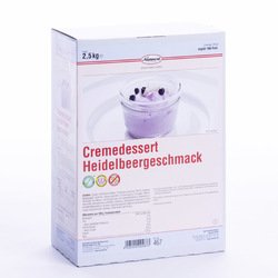 Cream Dessert Blueberry flavour
