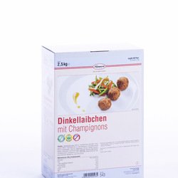 Spelt Patties with mushrooms