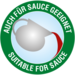Also suitable for sauce Also suitable for sauce