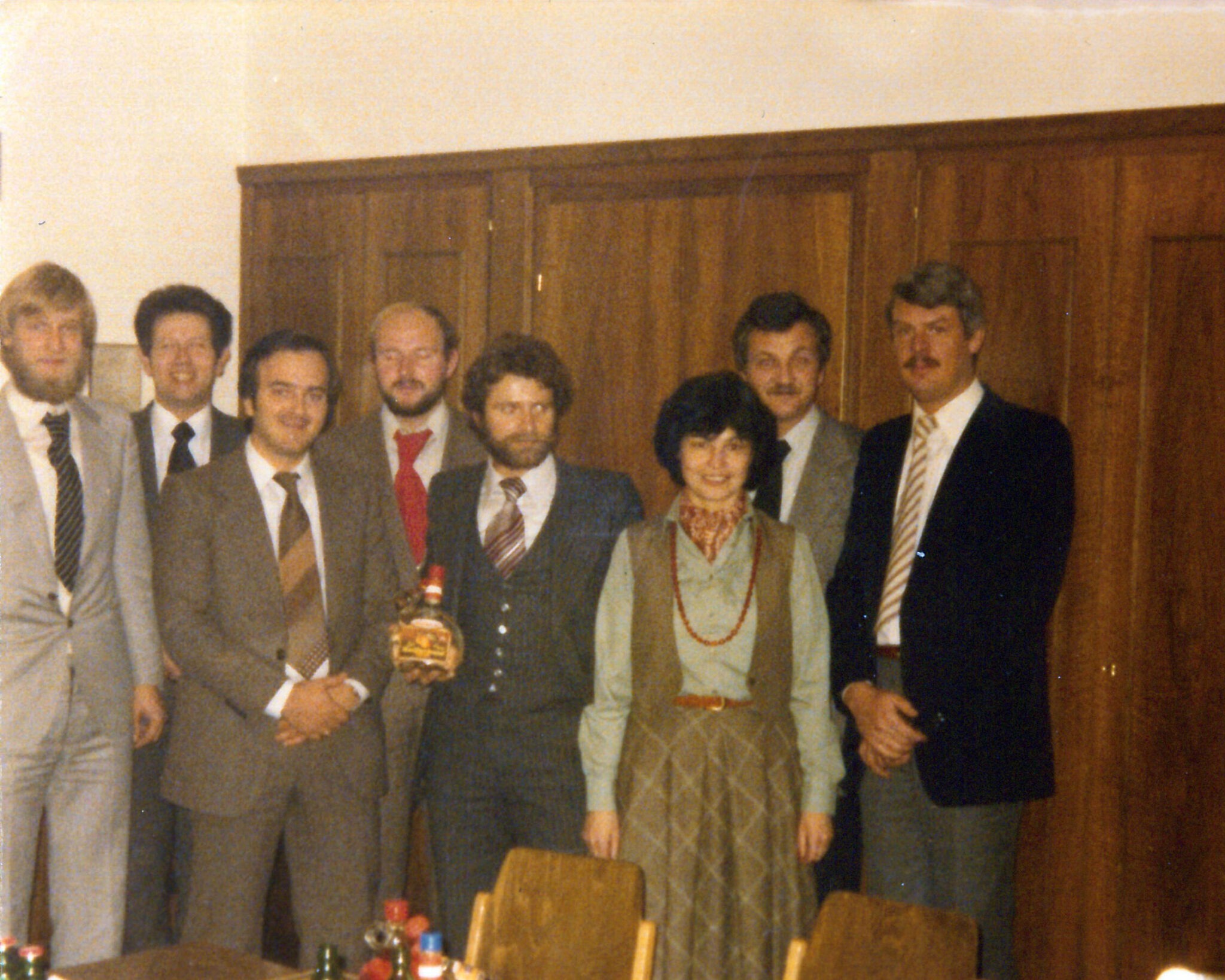 Die versammelte Mannschaft während einer Vertreterkonferenz 1978