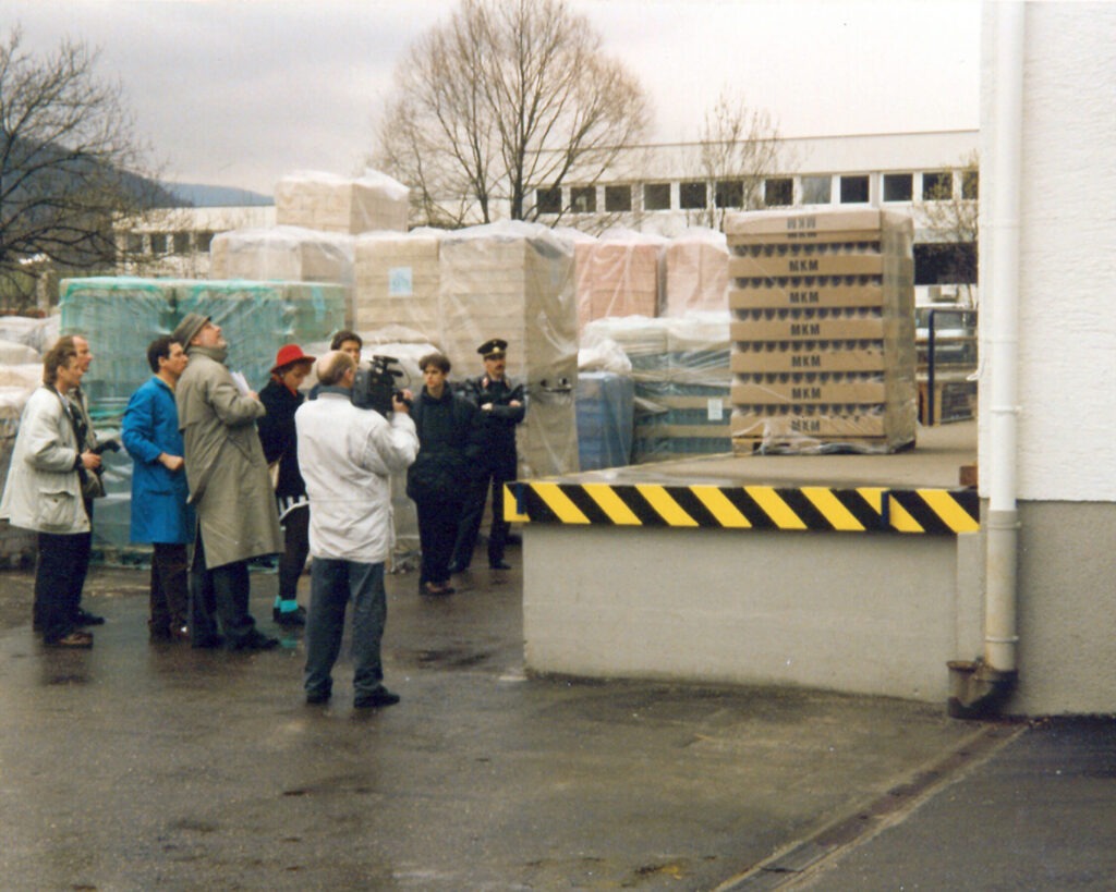 Richterliche Begehung mit dem Brandstifter 1992