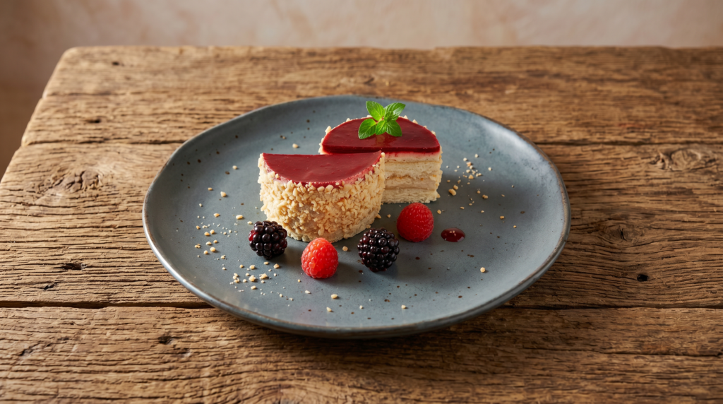 Nannerl Bisquit-Desserttörtchen mit Bayrisch Creme