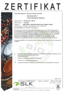 Nannerl Bio-Zertifikat 2028