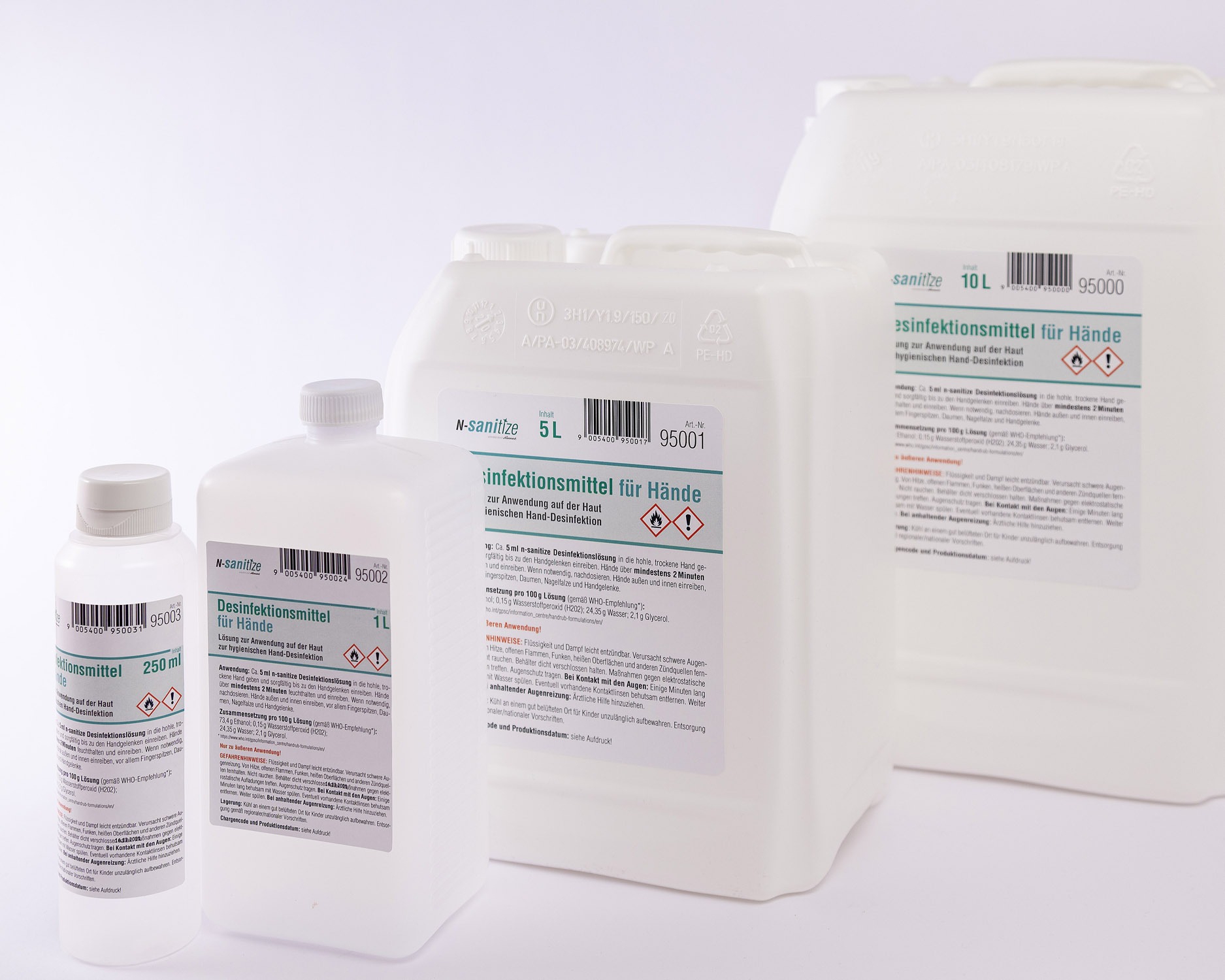 n-sanitize Produktübersicht